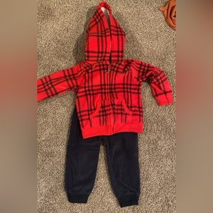 Fleece Hoodie and Pants Set